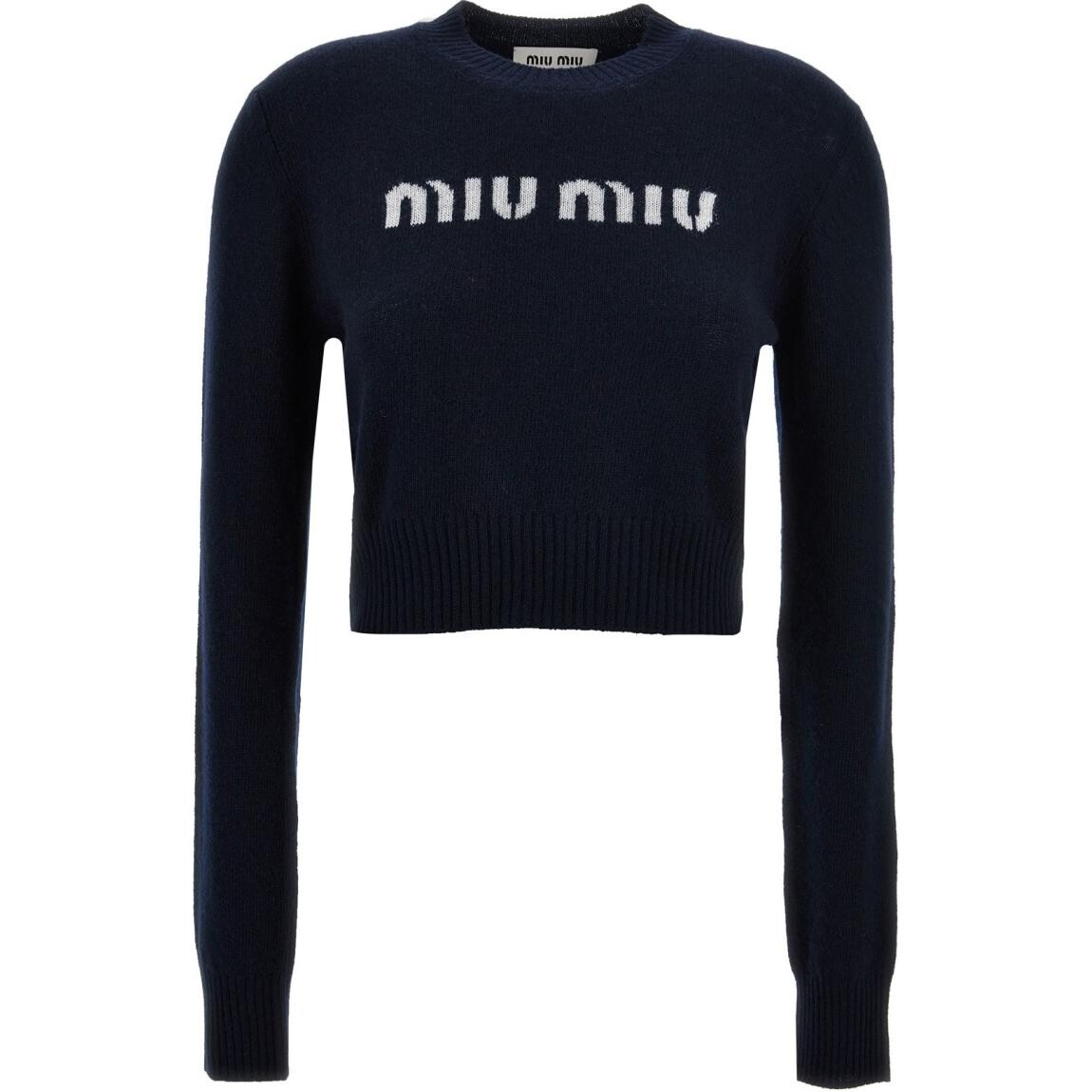 

Свитер женский Miu Miu, темно-синий