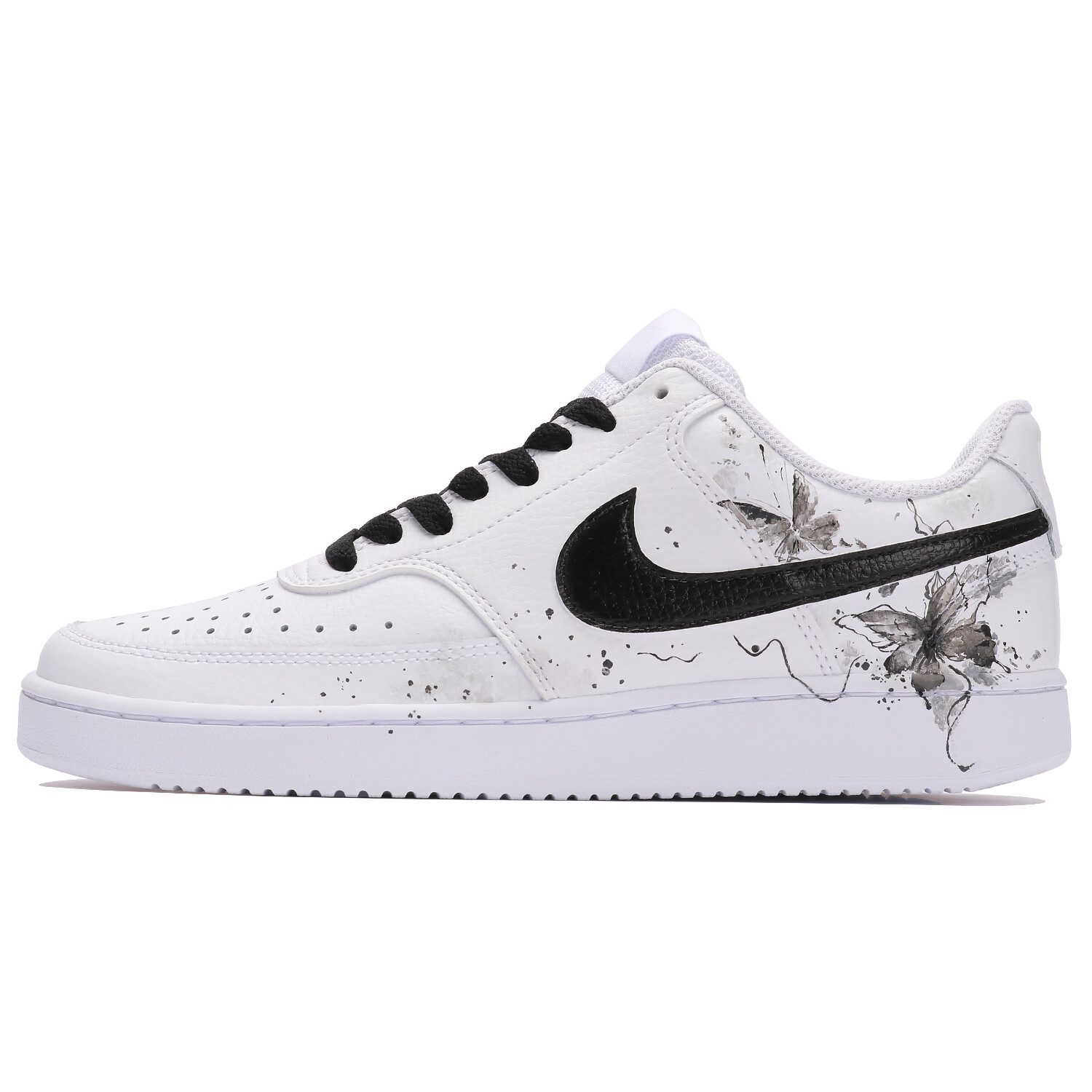 

Женские кроссовки для скейтбординга Nike Court Vision 1, Black/White
