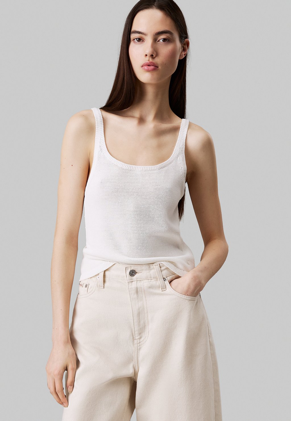 

Топ Calvin Klein Jeans, белый