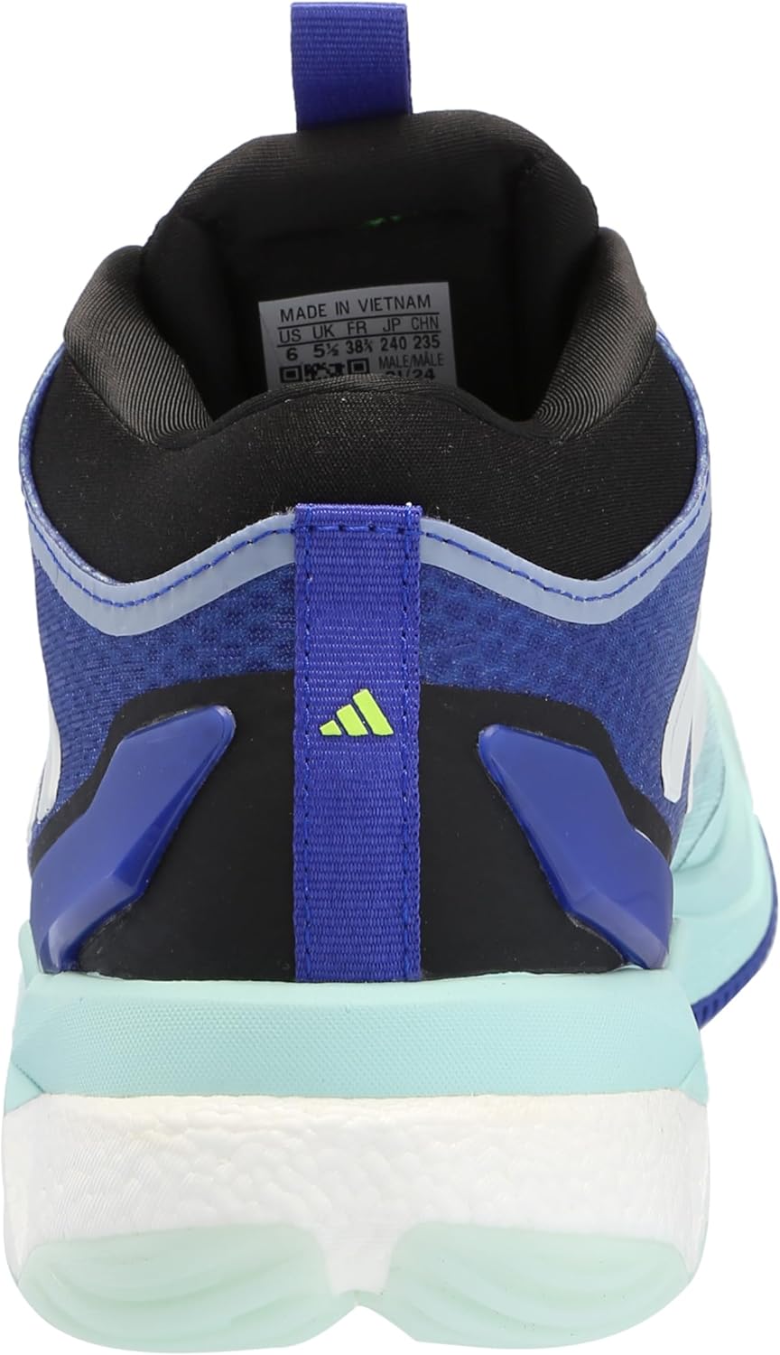 Мужские кроссовки Adidas Crazyflight 5 Mid Top для зала, синий — фото 3