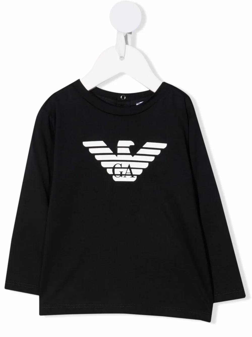 

Футболка с логотипом Emporio Armani Kids, синий