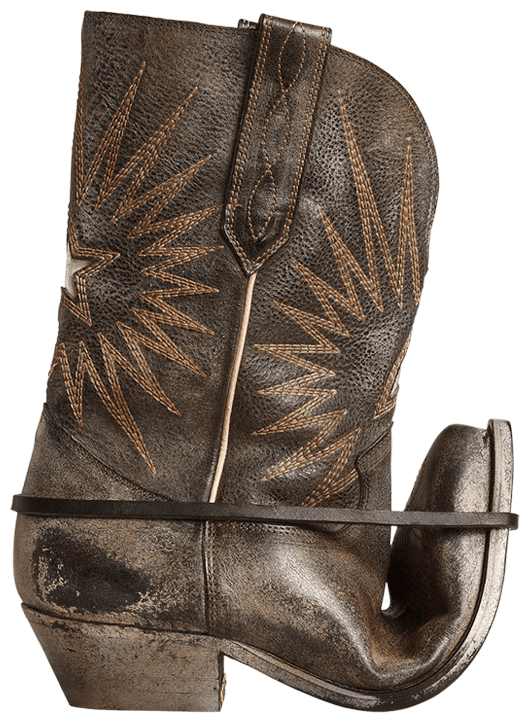 

Ботинки Golden Goose Low Wish Star Boot 'Black Ecru Silver', черный