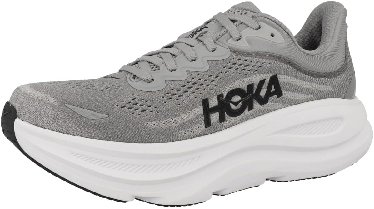 Мужские кроссовки Hoka Bondi 9, серый — фото 4