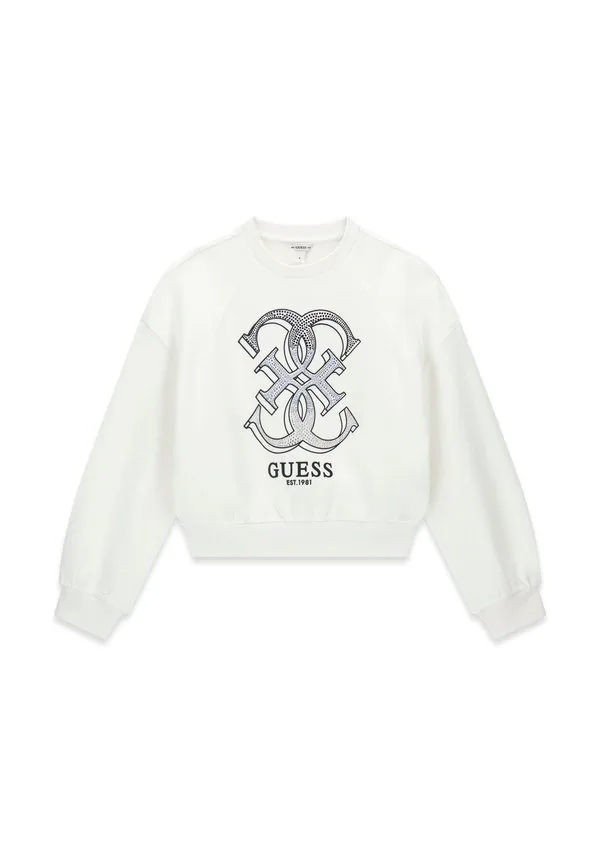 Толстовка с логотипом Guess, Weiß