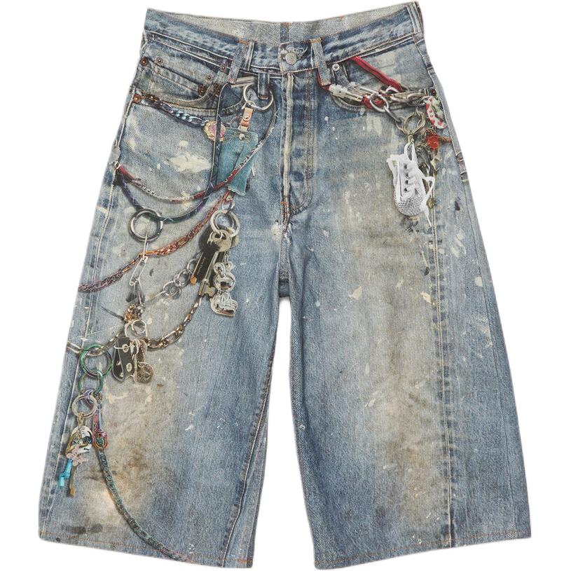 

Джинсовые шорты унисекс Acne Studios, Medium Blue