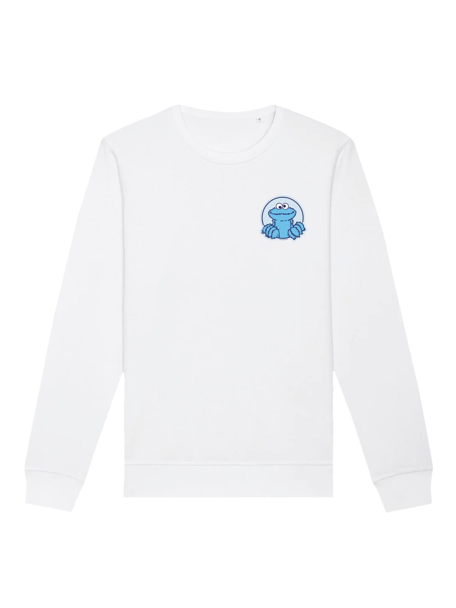 

Свитер F4NT4STIC Sweatshirt Sesamstraße Cookie, белый