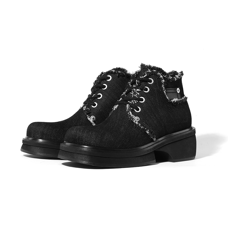 Мужские повседневные ботинки Unisex Black Kami Anger — фото 2