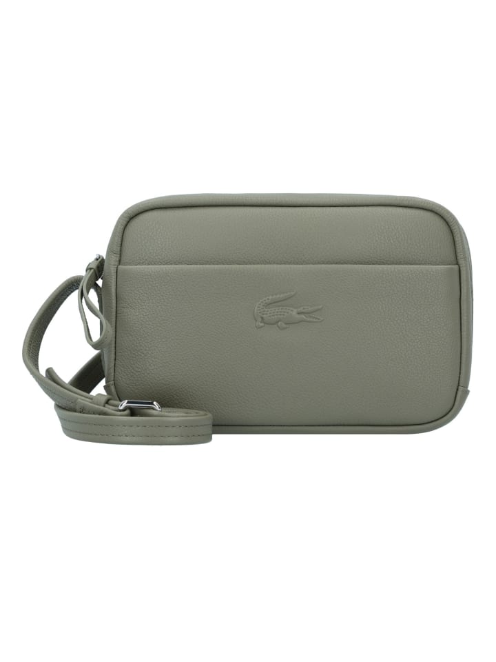 

Наплечная сумка Lacoste City Court Umhängetasche Leder 21.5 cm, хаки