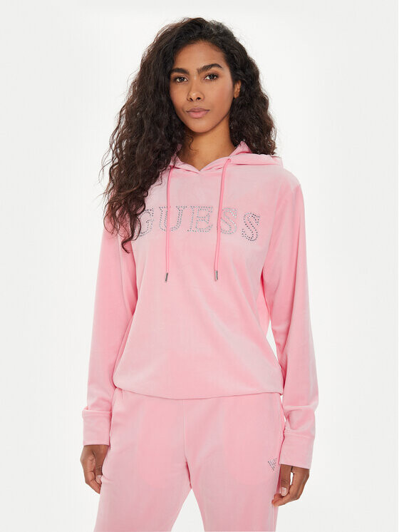 

Толстовка стандартного кроя Guess, розовый