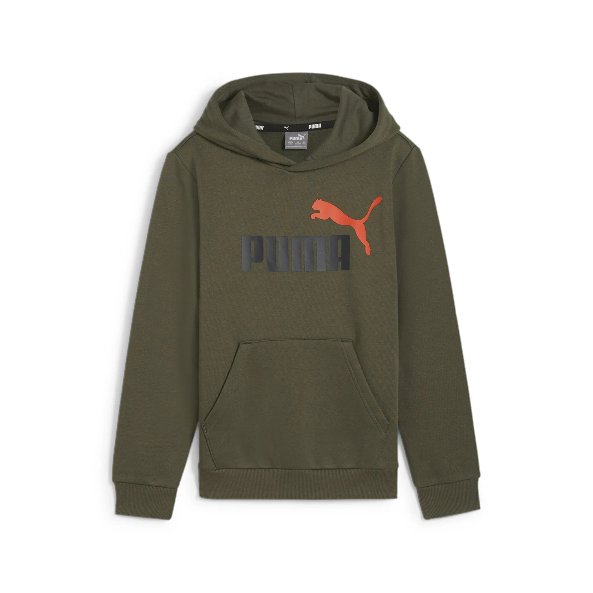 

Толстовка PUMA "Essentials+ Two-Tone Big Logo Hoodie Boys", зеленый