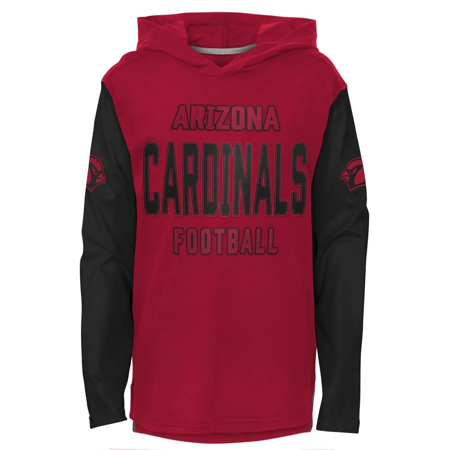 

Футболка с капюшоном и длинными рукавами Youth Cardinal Arizona Cardinals Heritage Outerstuff