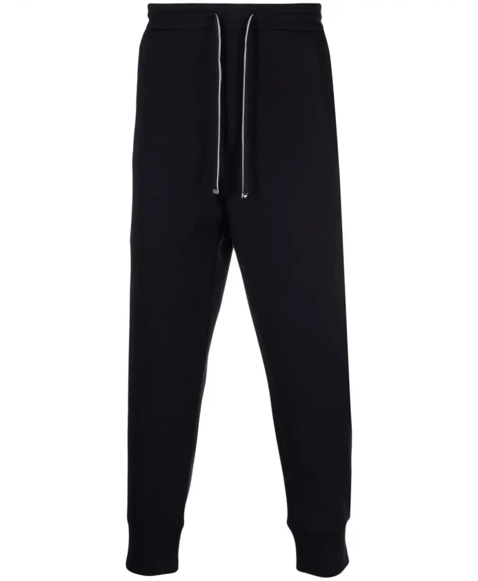 

Спортивные штаны из двойного трикотажа Emporio Armani, черный