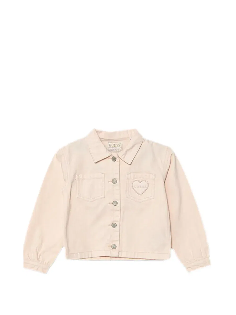 Куртка с рисунком в виде сердец GUESS Kids, розовый