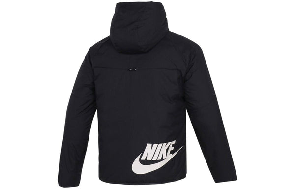 Куртка sw therma-fit legacy waterproof reversible stay warm hooded padded jacket black Nike, черный — фото 2