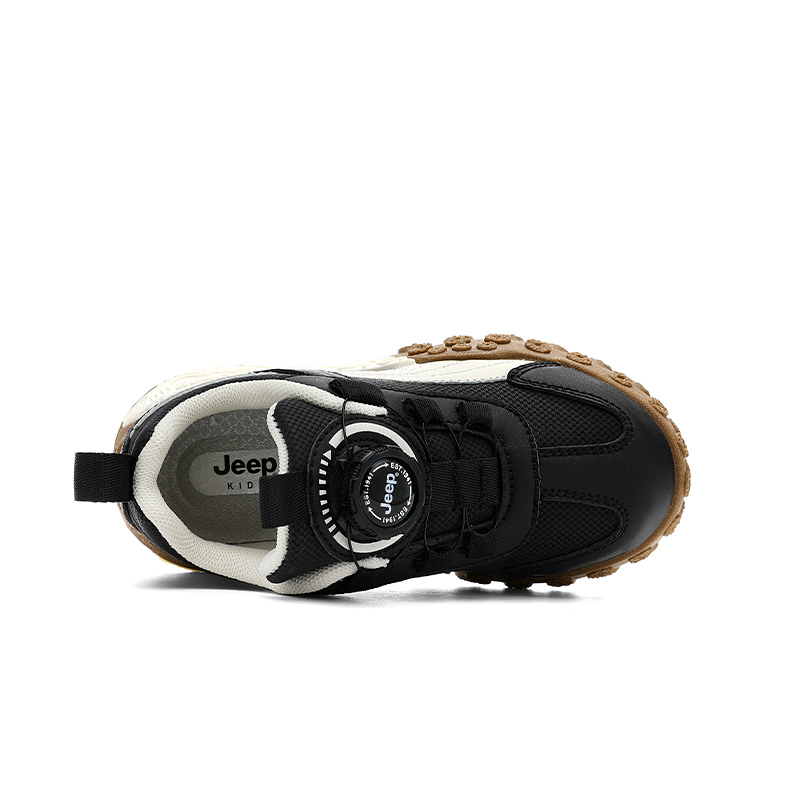 Jeep Кроссовки Casual Low top Black White Kids' из коллекции Running — фото 3