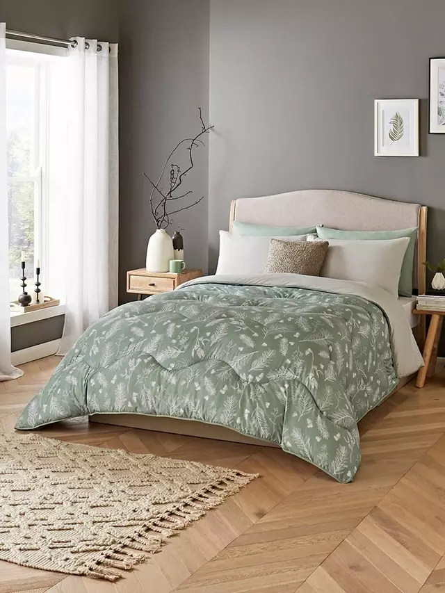 

Пододеяльник и наволочка Night Lark Forest Sprigs Coverless, разноцветный