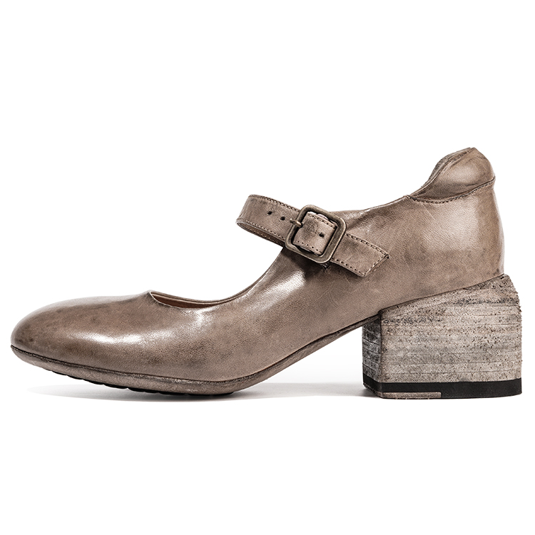 Туфли Мэри Джейн на толстом каблуке Dreambo женские Dreambox, Chocolate Brown