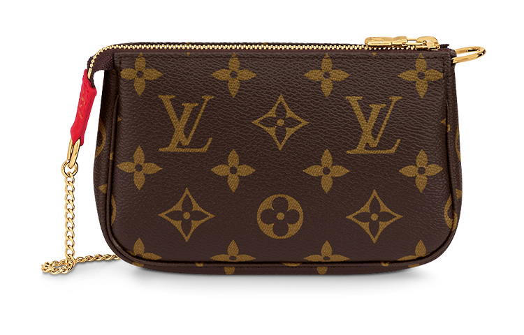 LOUIS VUITTON Pochette Felicie Coated Canvas 3 в 1 клатч, кроссбоди, мини-сумка через плечо для женщин, коричневый — фото 3