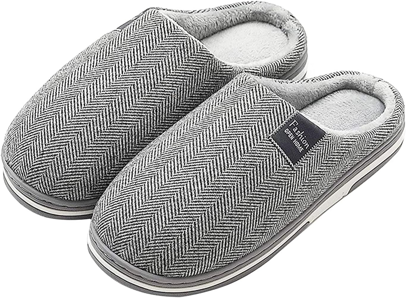 

Тапочки из коврового материала для мужчин и женщин, для отелей, спа, массажа, спальни, однотонные домашние тапочки для гостей, для взрослых Generic, серый