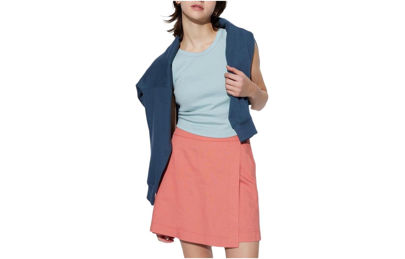 

Женские повседневные шорты оранжево-желтые UNIQLO