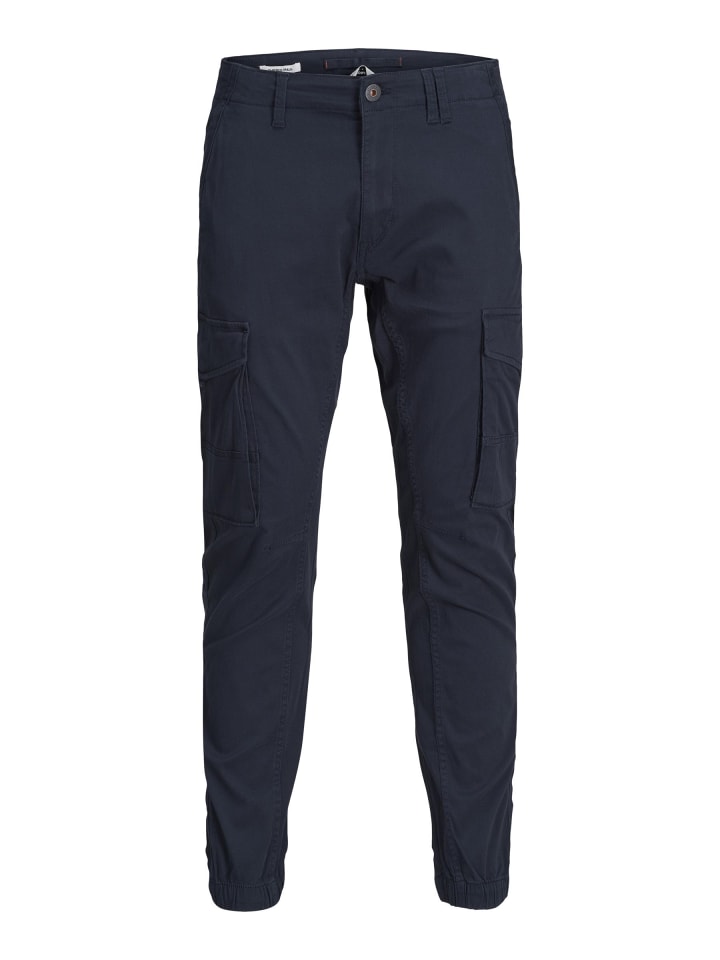 

Тканевые брюки Jack & Jones, темно-синий