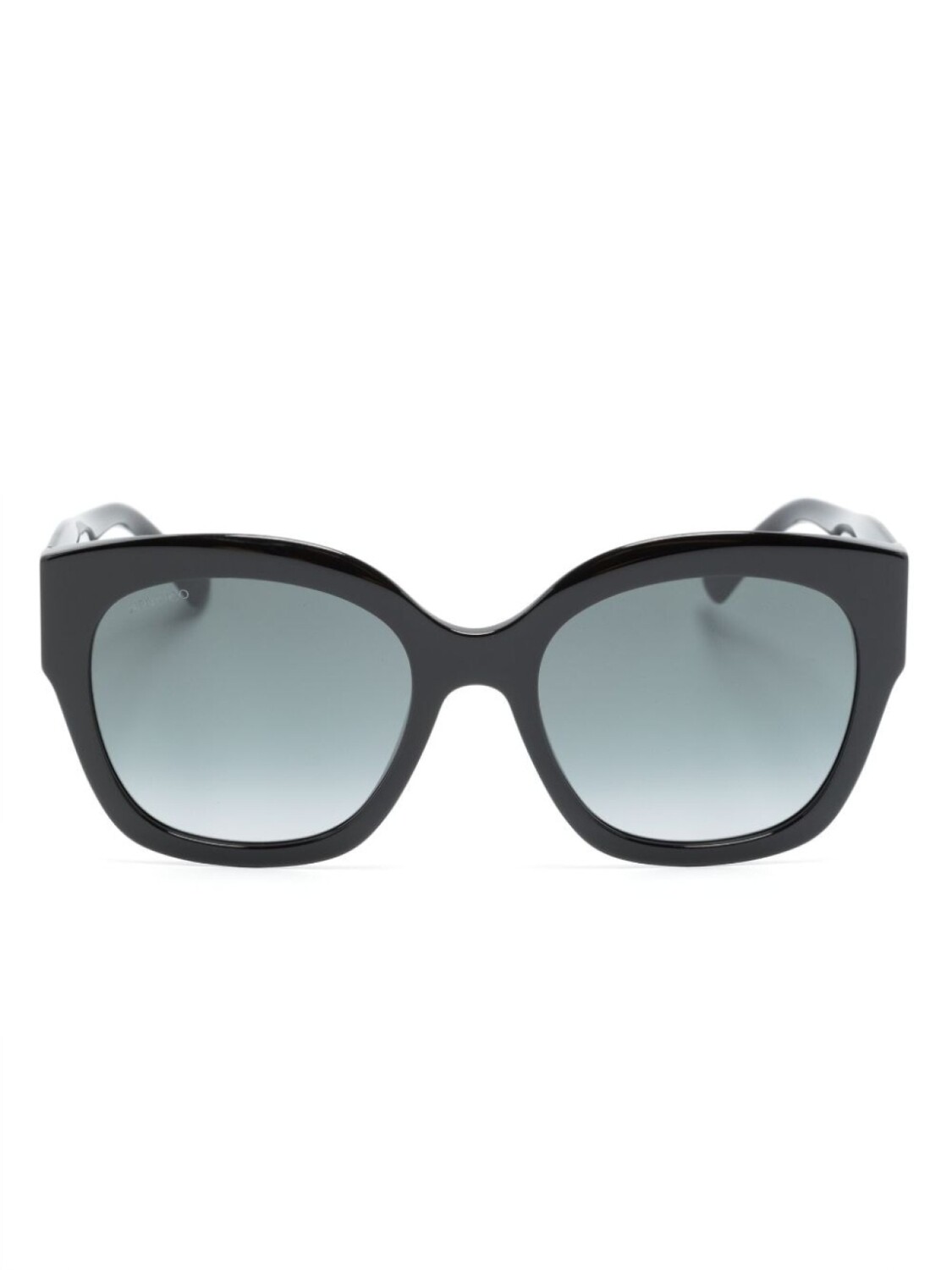 

Jimmy Choo Eyewear солнцезащитные очки Leela в квадратной оправе, черный