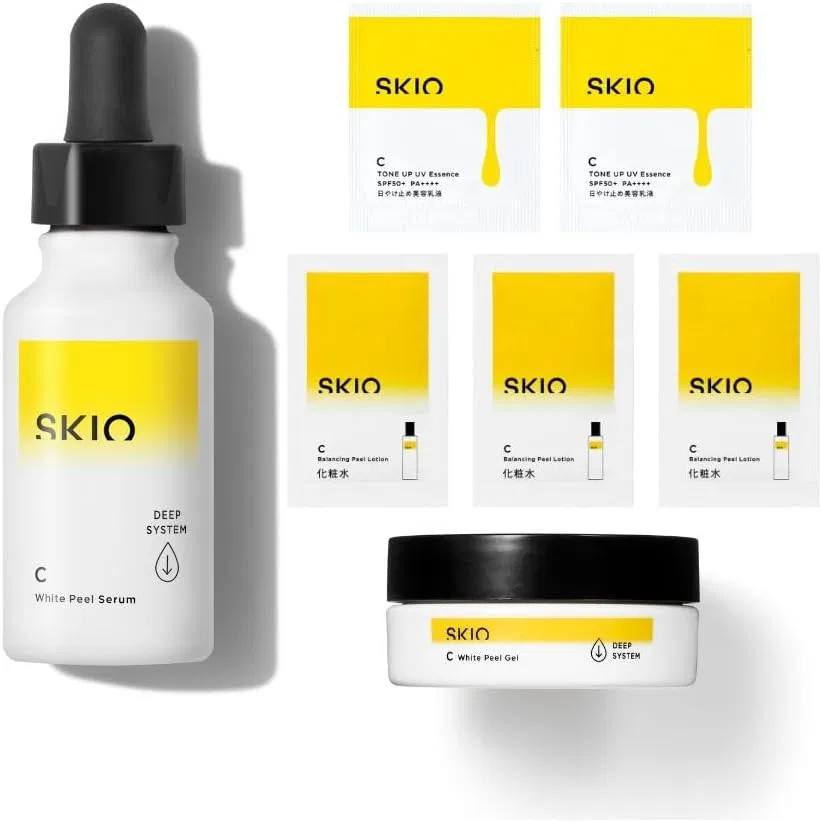 Набор для ухода за кожей лица SKIO с сывороткой с витамином C, 30 мл