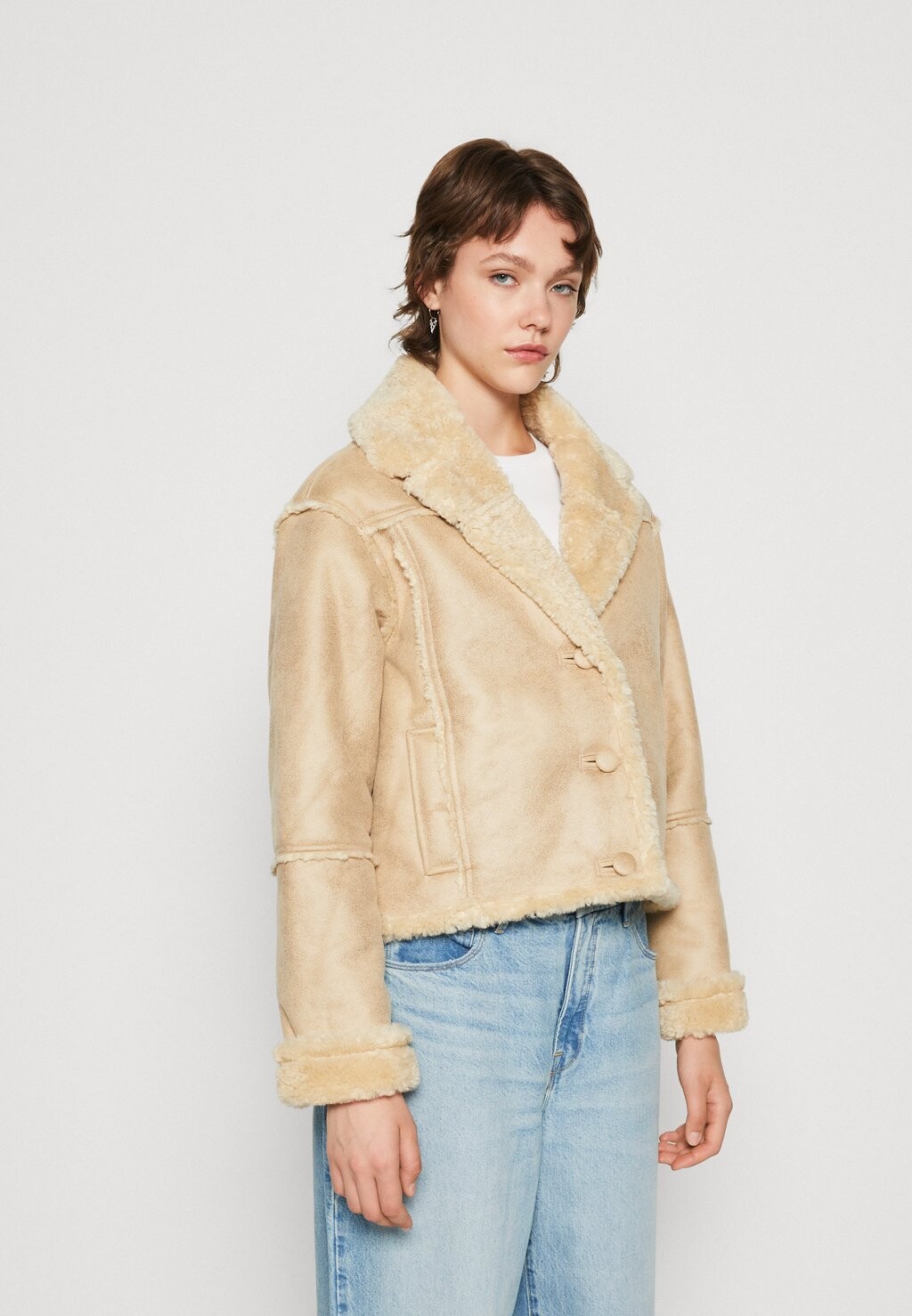

Куртка из искусственной кожи BDG Urban Outfitters, Оранжевый, Куртка из искусственной кожи BDG Urban Outfitters