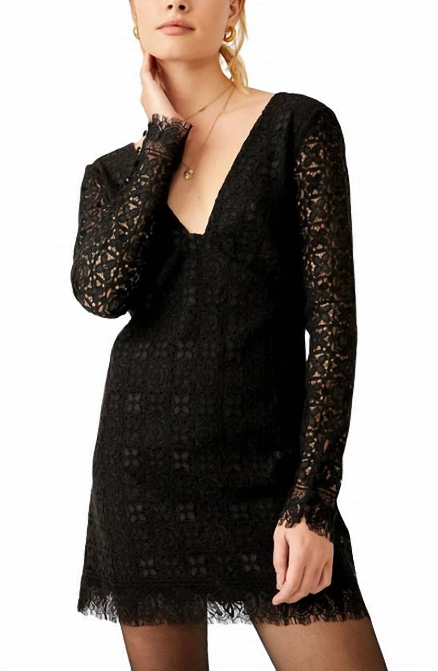 

Мини-платье Honey Honey черного цвета Free People