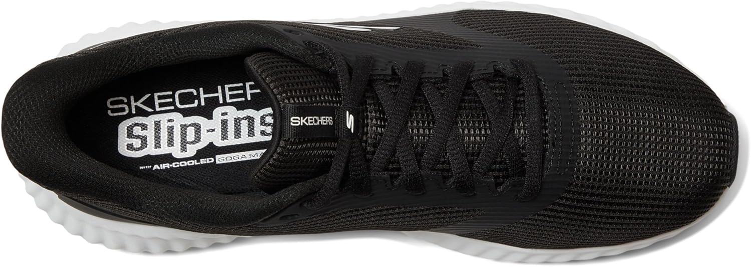 Мужские кроссовки Skechers Go Run Now Hands Free Slip-ins, белый/черный — фото 3