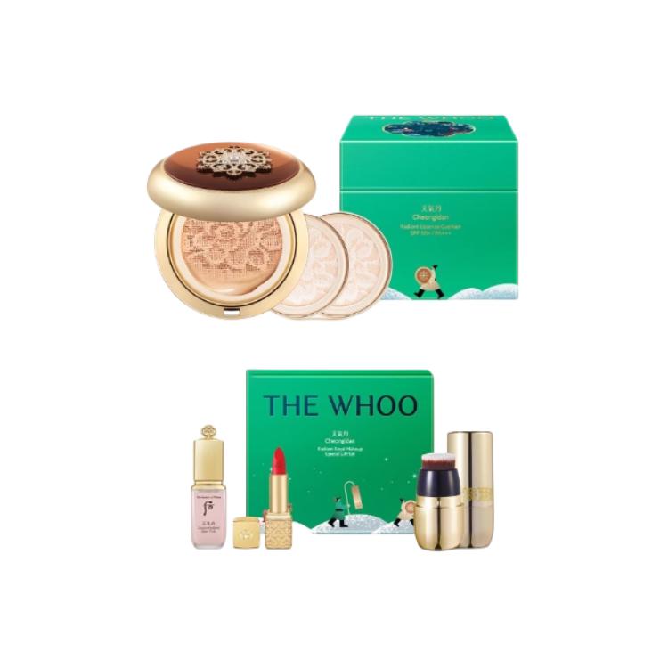 

Наборы для макияжа для женщин The History Of Whoo, size 21 air cushion 15g+refill 15g*2+розовый primer 8ml+24# lipstick 1.3g+makeup brush