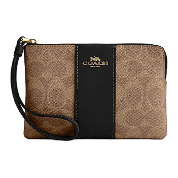 

Угловые клатчи с застежкой-молнией COACH