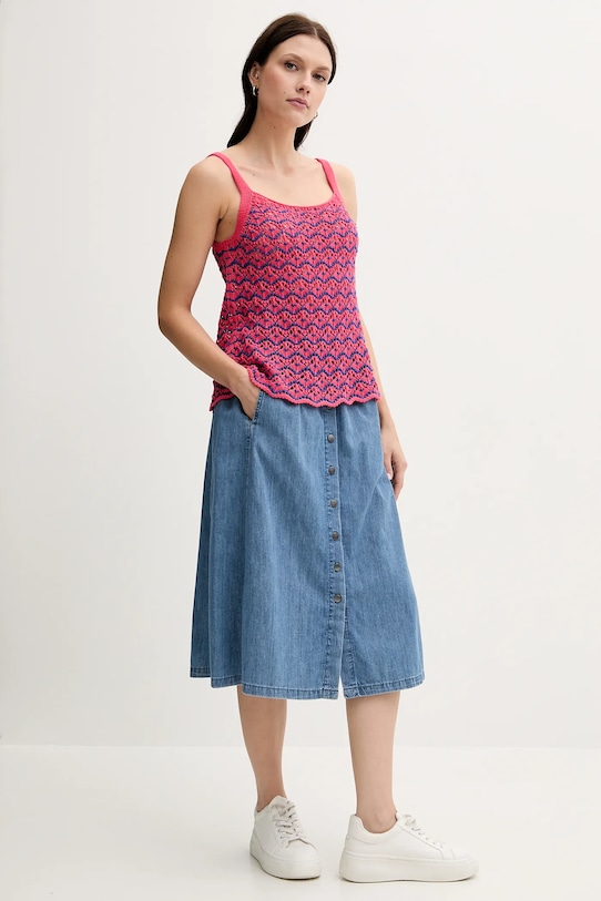 

Хлопковая майка United Colors Of Benetton, розовый