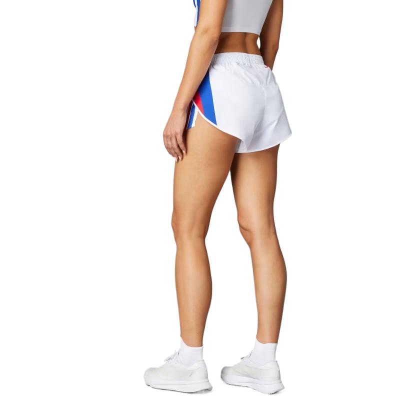 С AdiClub Adizero Retro Running Shorts Adidas, белый — фото 3