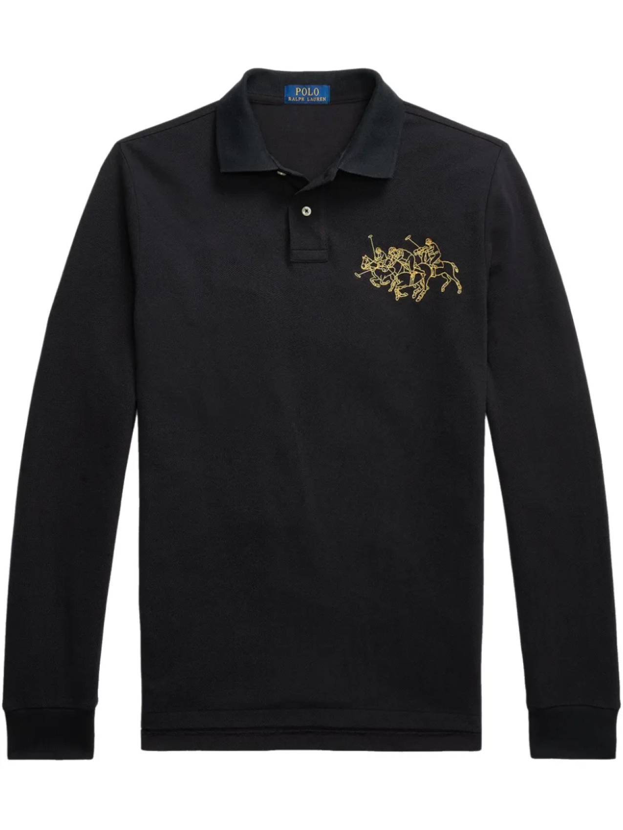 

Polo Ralph Lauren рубашка поло Lunar New Year Triple-Pony, черный