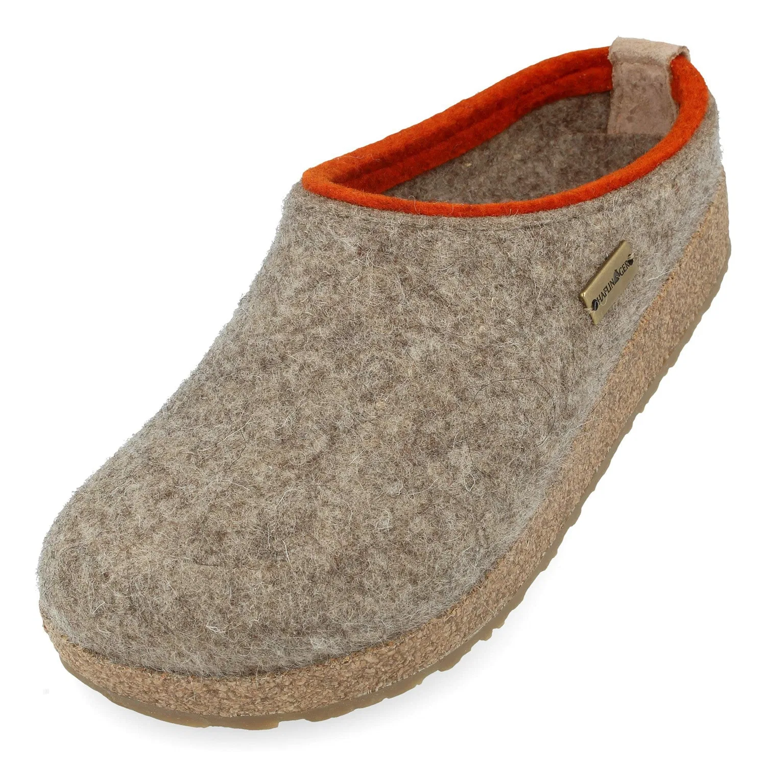 Тапочки из шерсти, HAFLINGER, бежевый