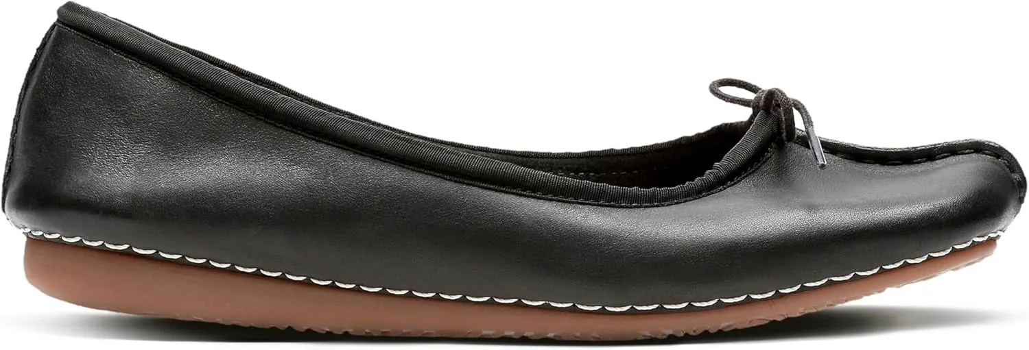 Балетки Clarks Freckle Ice, черный — фото 3