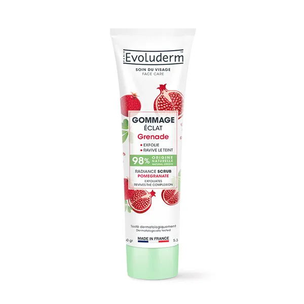 

Осветляющий скраб для лица Gommage Éclat Grenade Evoluderm, 150 g