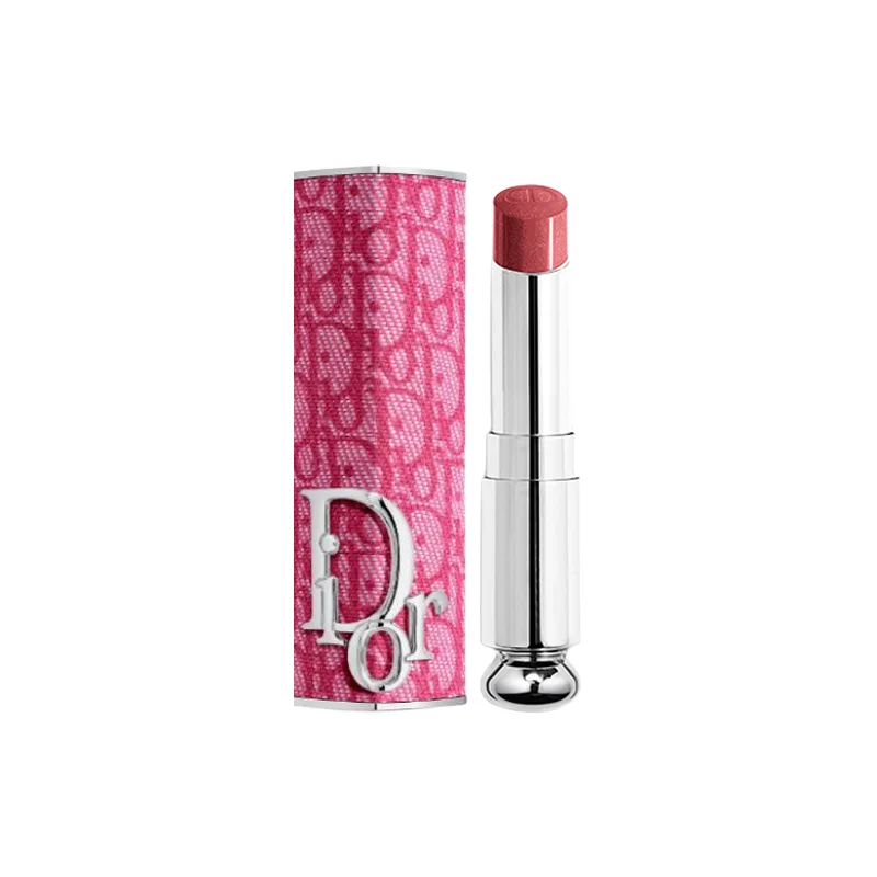 DIOR Блеск для губ Enchanting Lipstick Classic Fuchsia Print Edition, Two-Piece Set: Classic Fuchsia Print Lipstick Case+Enchanting Lipstick Refill #526 Mallow Rose