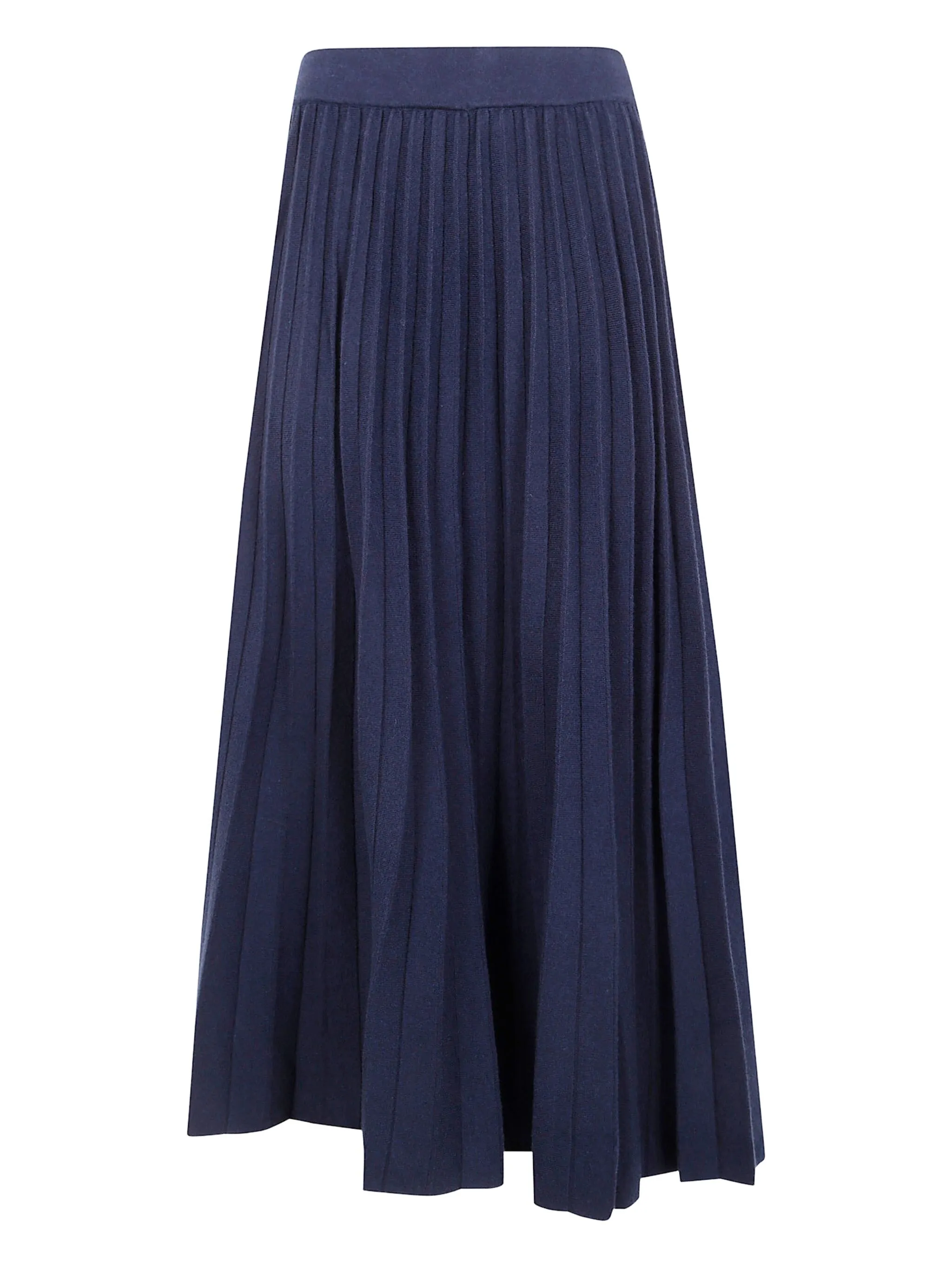 

Плиссированная юбка миди Blugirl, синий