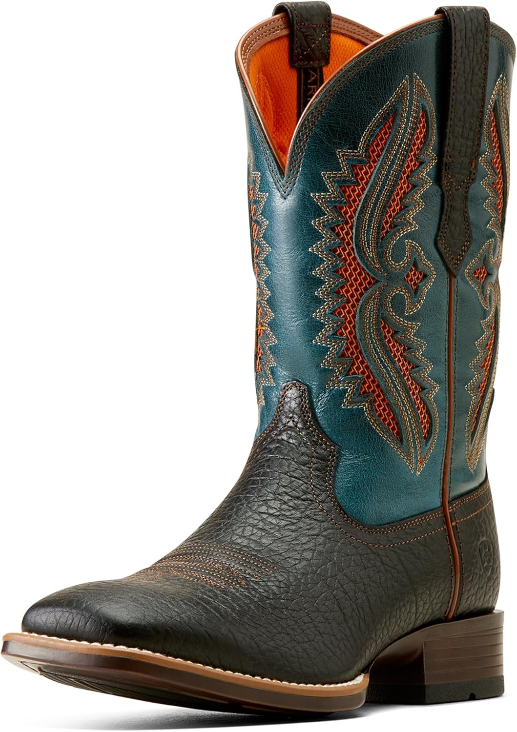 

Мужские ковбойские сапоги Ariat Rowder VentTEK 360, черный/бирюзовый