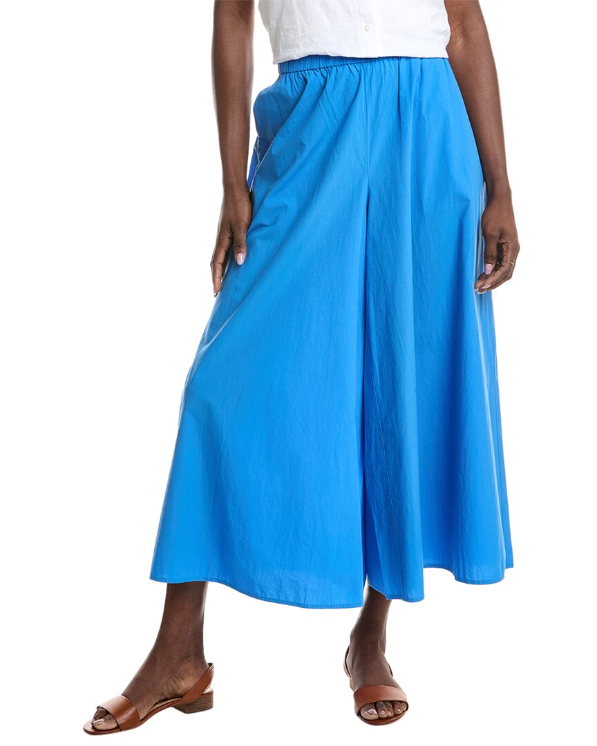 

Укороченные широкие брюки EILEEN FISHER, синий