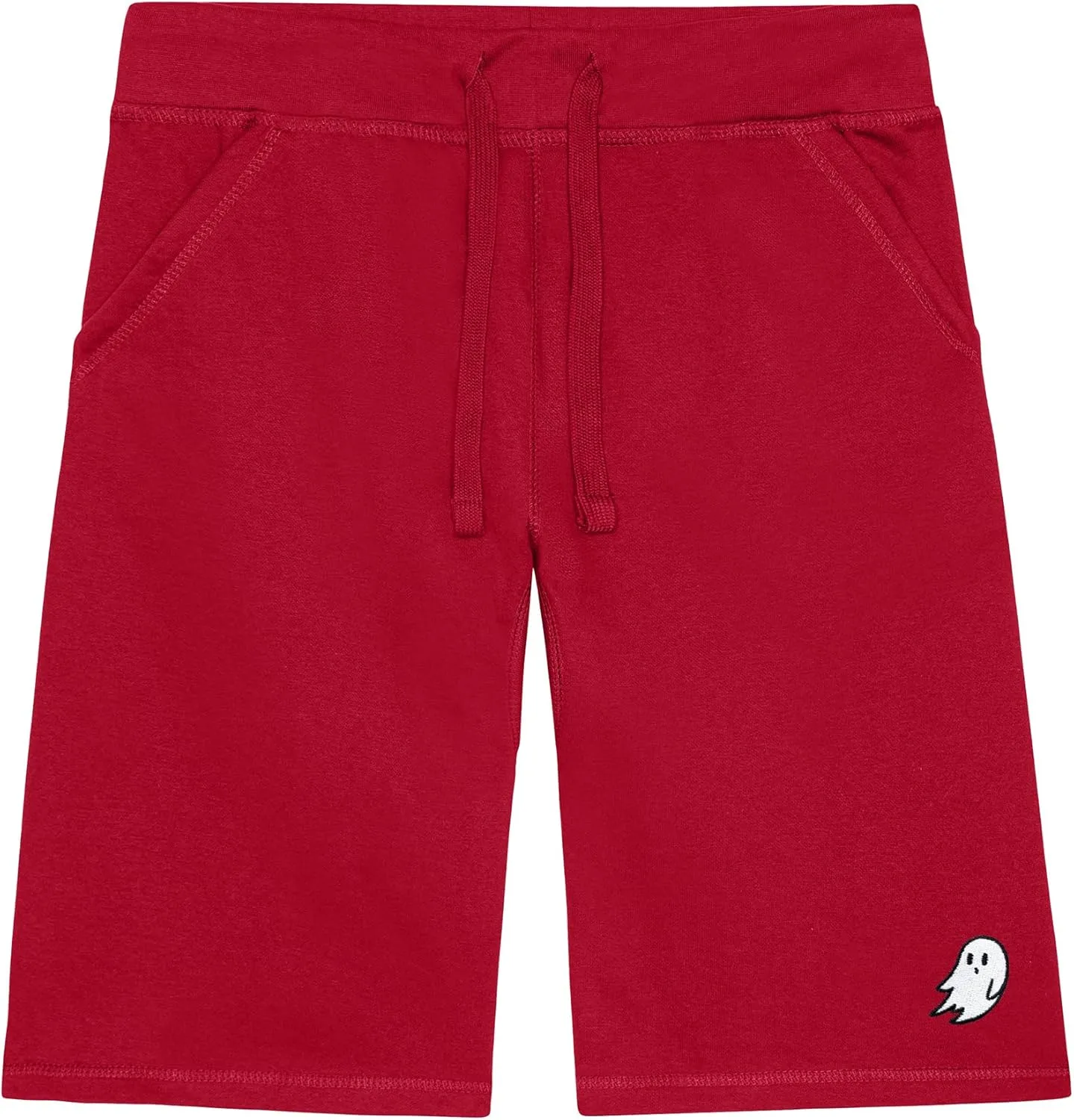 

Мужские шорты DALIX Ghost с вышивкой, мягкий флис, свободный крой