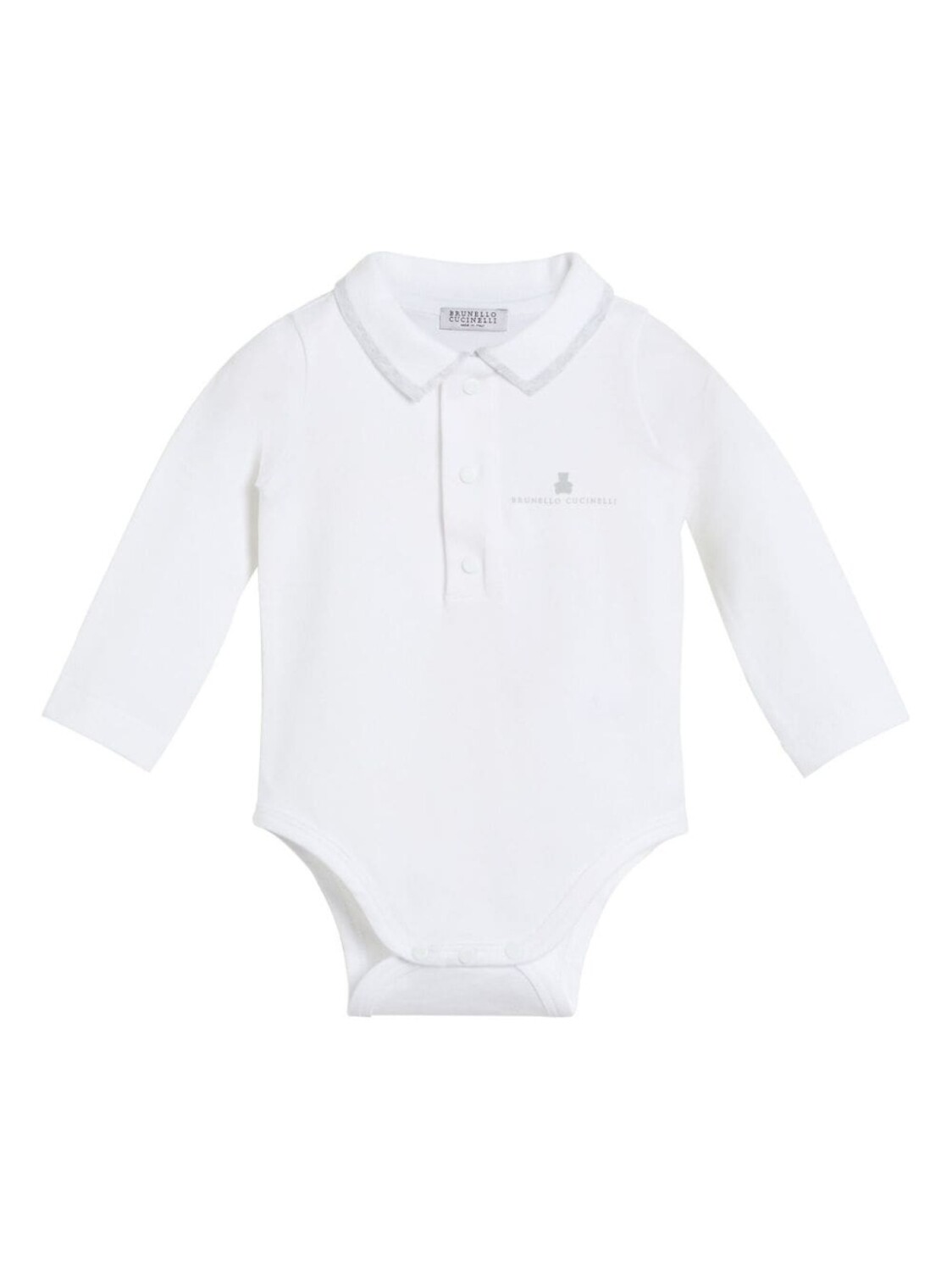 

Боди Brunello Cucinelli Kids Baby Bernie (комплект из двух штук), белый