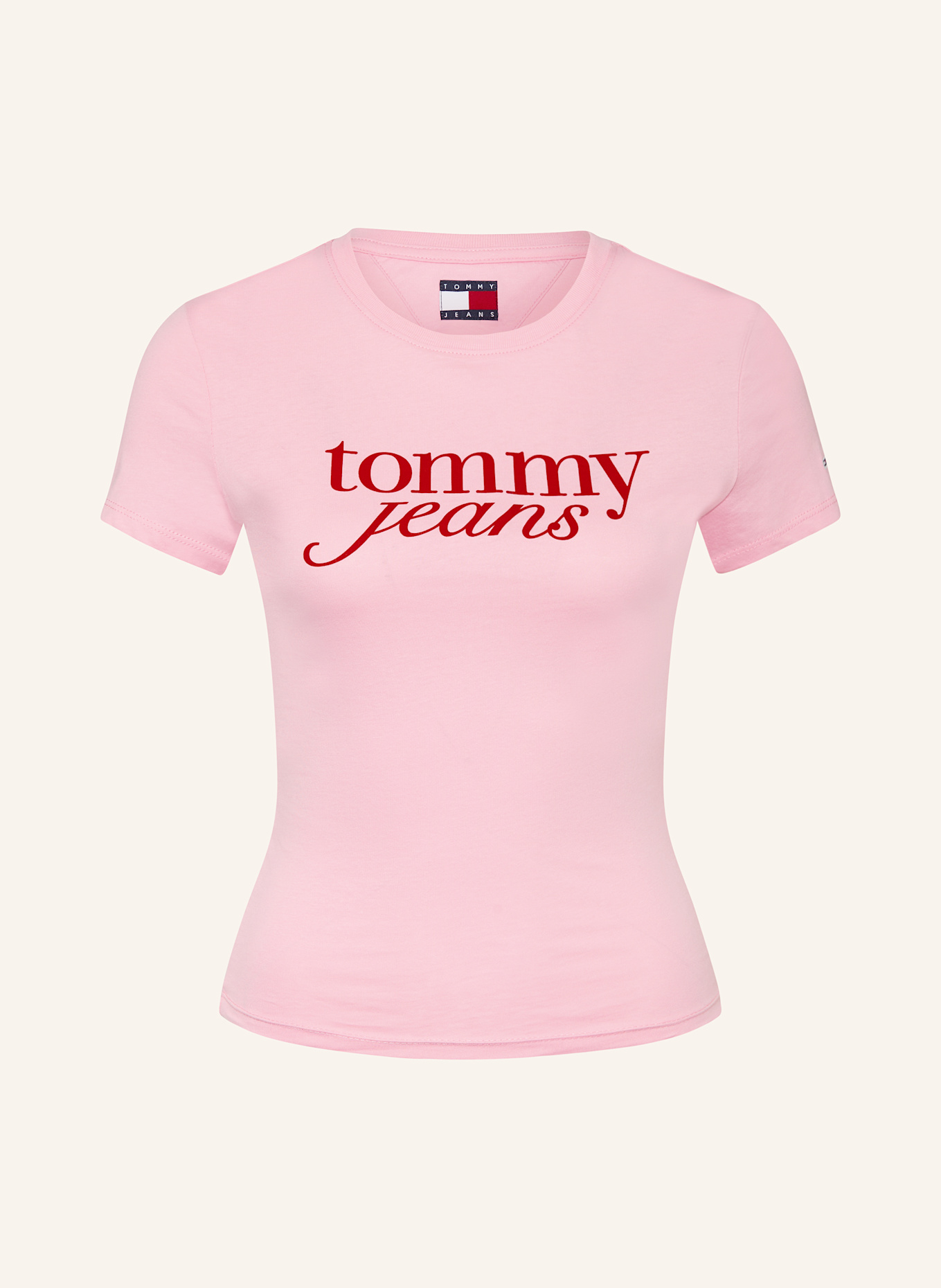 

Футболка Tommy Jeans, розовый