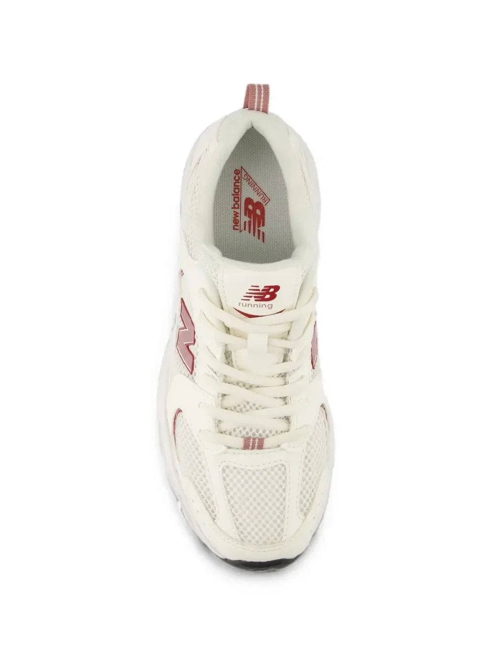 Кроссовки 530 на резинке-шнуровке New Balance Kids, белый — фото 3