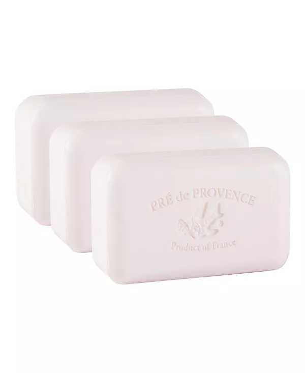 

Увлажняющее французское мыло Pre de Provence, 150 г, четырехкратное измельчение, стойкая, увлажняющая, богатая, кремообразная пена (набор из 3 шт.) European Soaps, wildflower