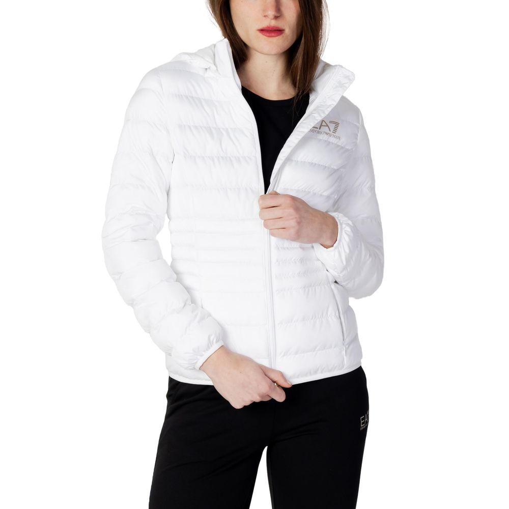 

Белая куртка из полиэстера Armani EA7 Emporio