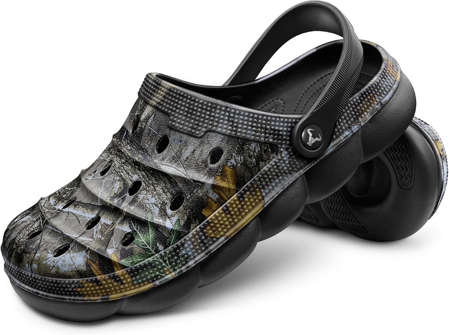 

Мужские сабо KEMISANT, слипоны для работы в саду и дворе, туфли-мюли для уборки, удобные и поддерживающие для работы дома, черный