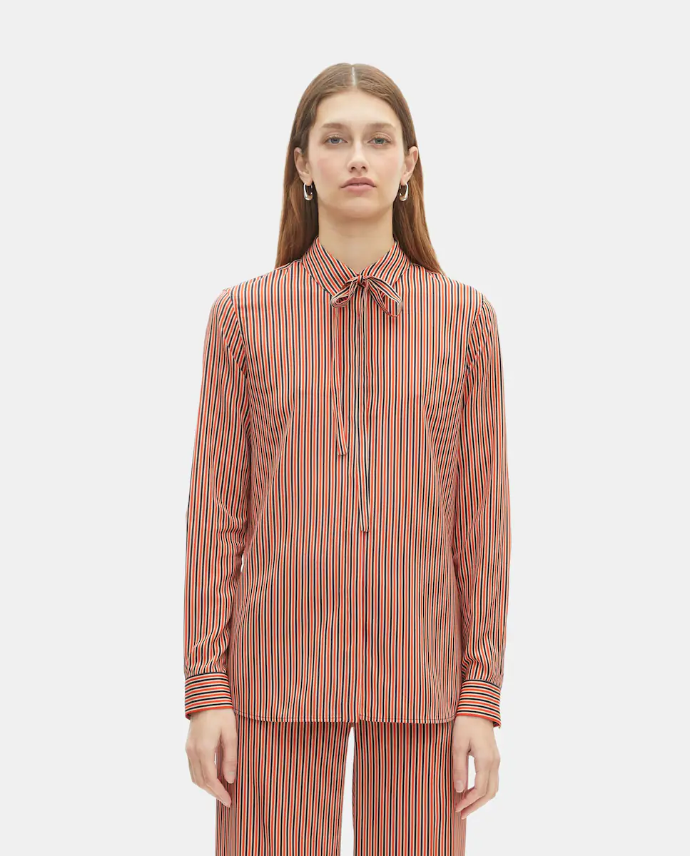 

Рубашка в полоску The Kooples, красный